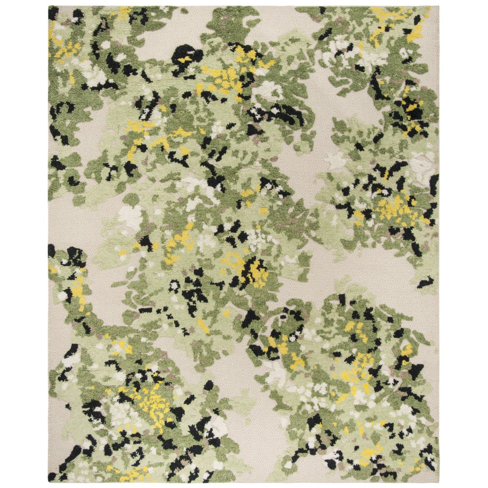 SAFAVIEH Kenya KNY804Y Hand-knotted Green / Beige Rug Image 2