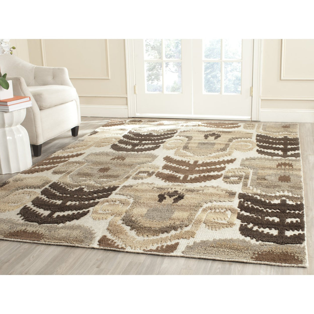 SAFAVIEH Kenya KNY815A Hand-knotted Natural Rug Image 1