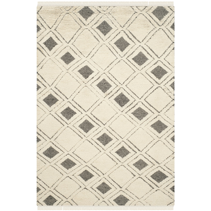 SAFAVIEH Kenya KNY805A Hand-knotted Ivory / Black Rug Image 6