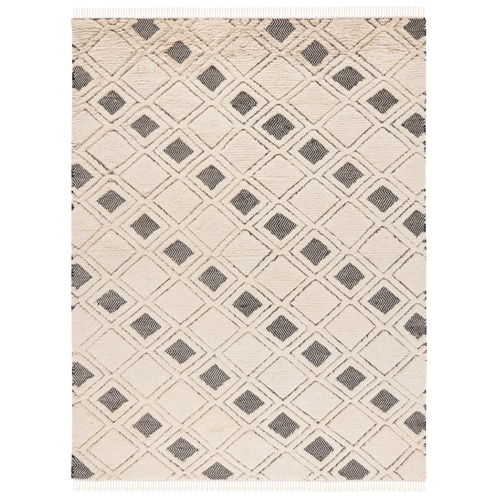 SAFAVIEH Kenya KNY805A Hand-knotted Ivory / Black Rug Image 7