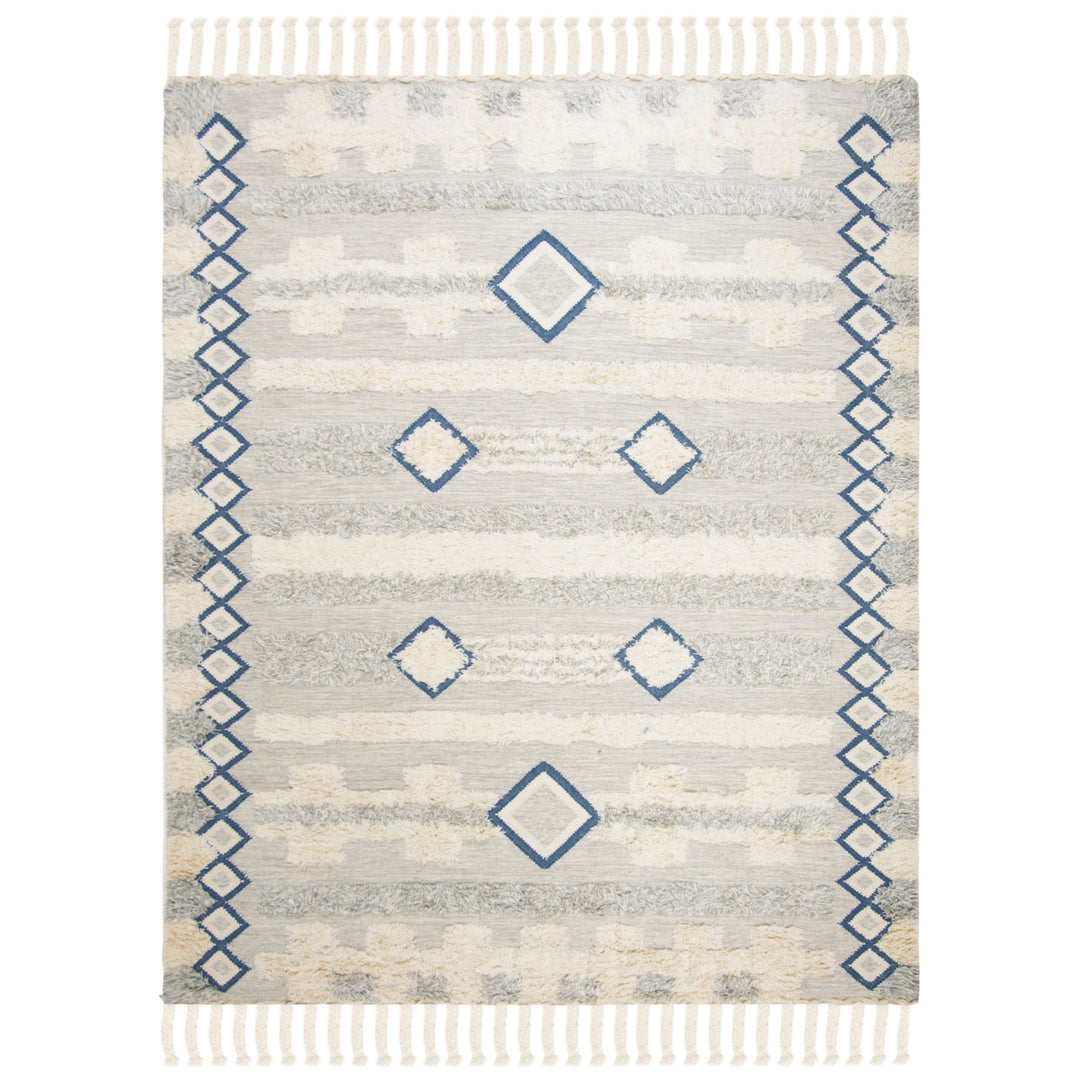 SAFAVIEH Kenya KNY909F Hand-knotted Grey / Ivory Rug Image 1