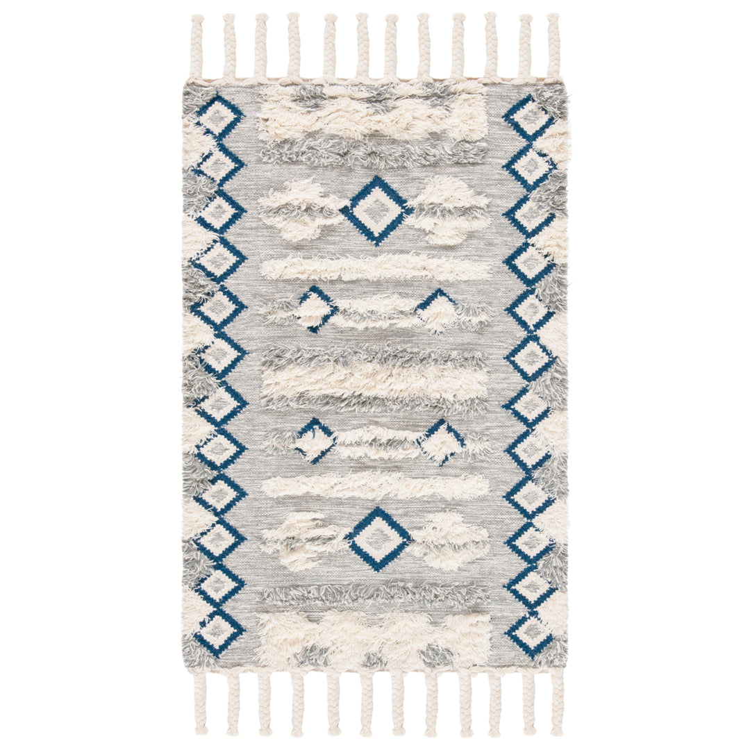 SAFAVIEH Kenya KNY909F Hand-knotted Grey / Ivory Rug Image 5