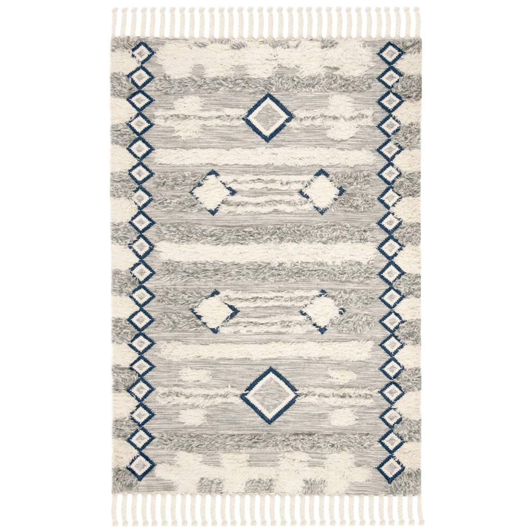 SAFAVIEH Kenya KNY909F Hand-knotted Grey / Ivory Rug Image 6