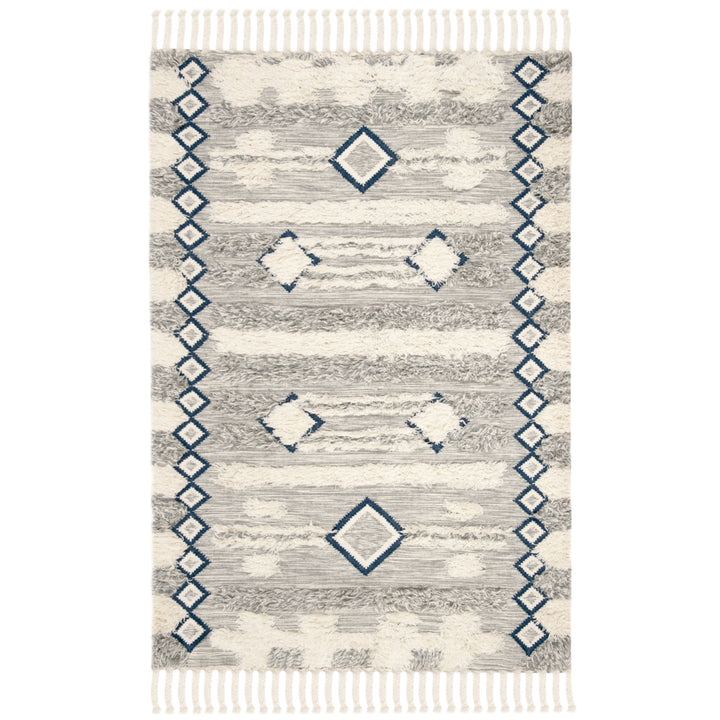 SAFAVIEH Kenya KNY909F Hand-knotted Grey / Ivory Rug Image 6