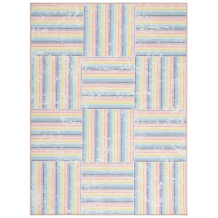 SAFAVIEH Kids Playhouse KPH259A Ivory / Blue Rug Image 1