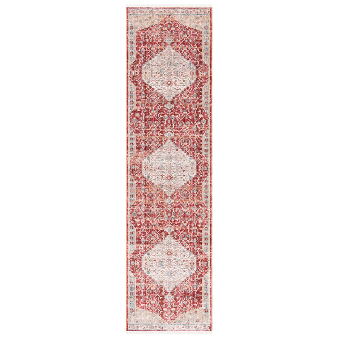 SAFAVIEH Kenitra Collection KRA661R Red / Beige Rug Image 1