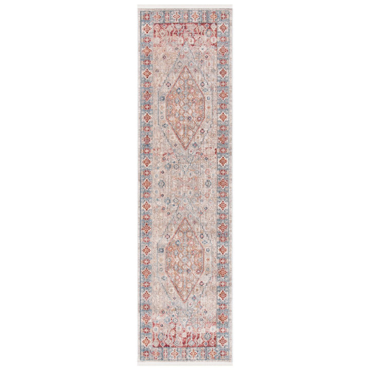 SAFAVIEH Kenitra Collection KRA662F Grey / Blue Rug Image 1