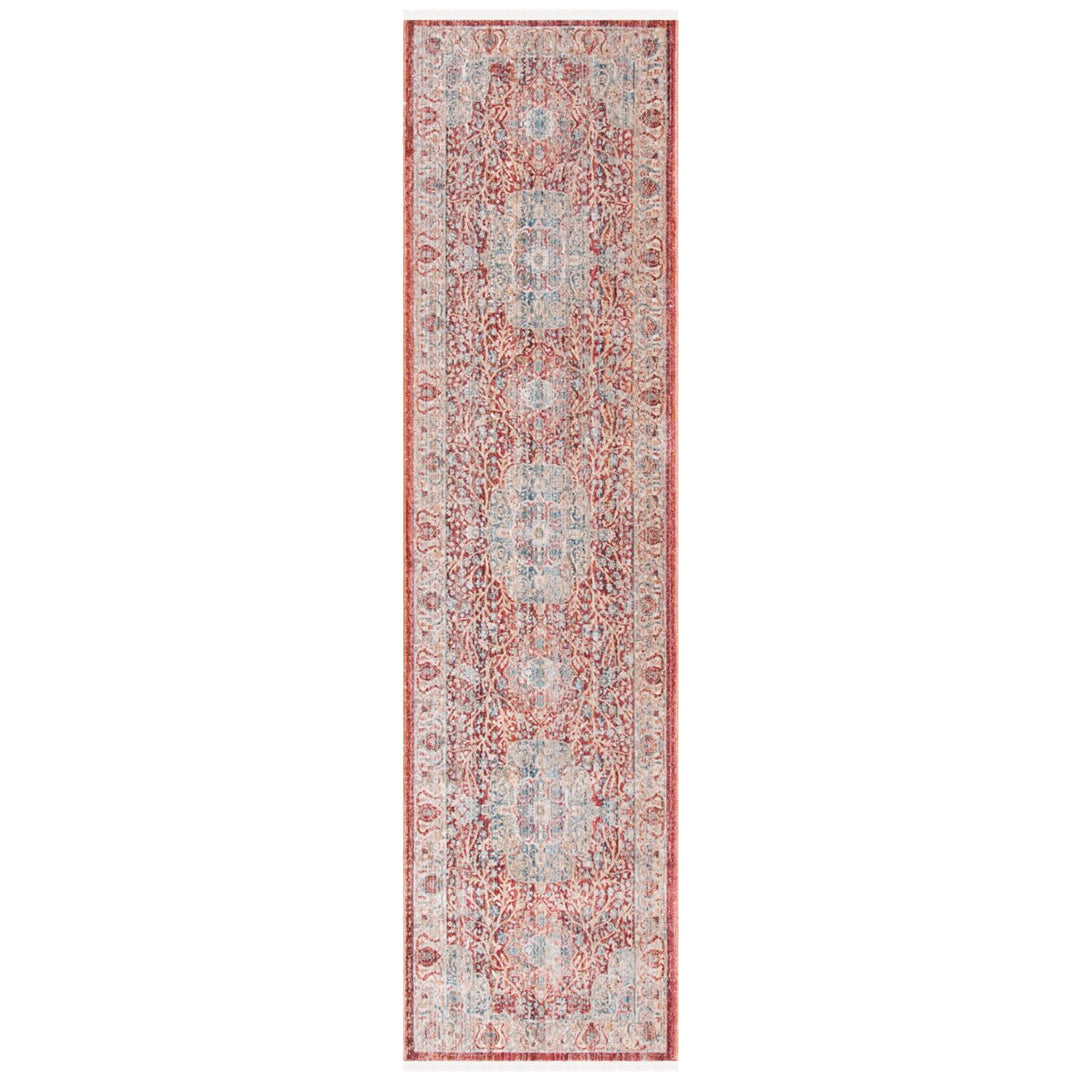 SAFAVIEH Kenitra Collection KRA672R Red / Blue Rug Image 1