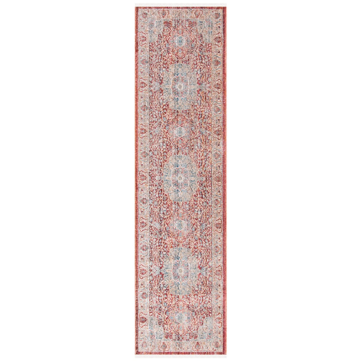 SAFAVIEH Kenitra Collection KRA672R Red / Blue Rug Image 1