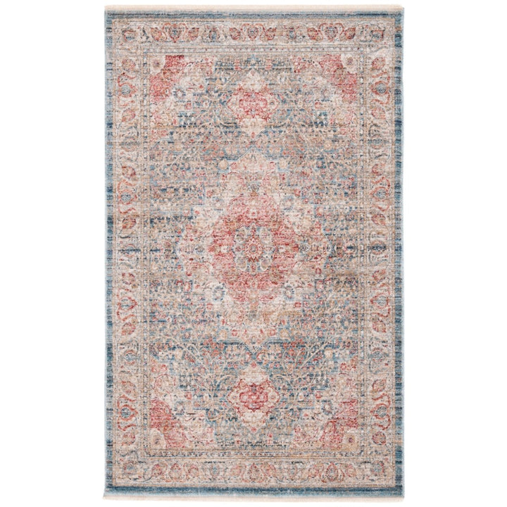 SAFAVIEH Kenitra Collection KRA672M Blue / Ivory Rug Image 1