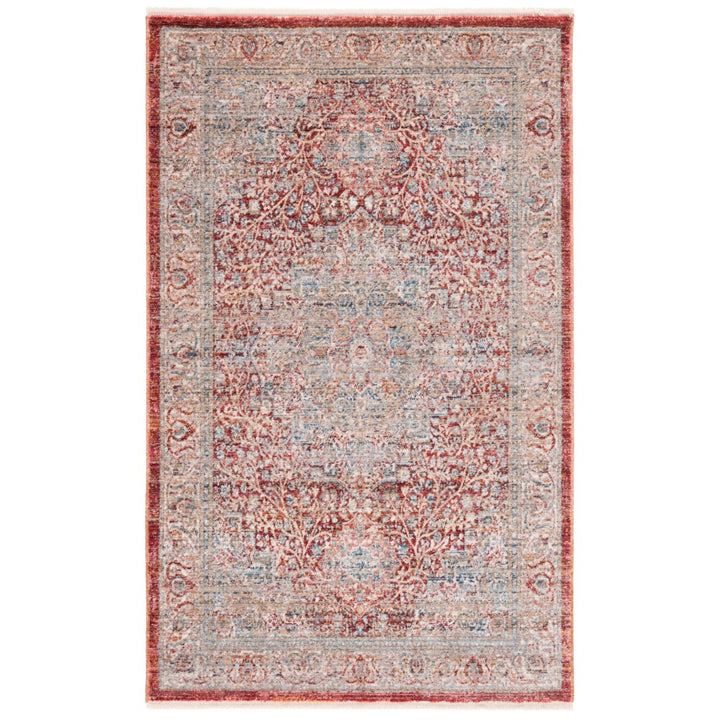 SAFAVIEH Kenitra Collection KRA672R Red / Blue Rug Image 1