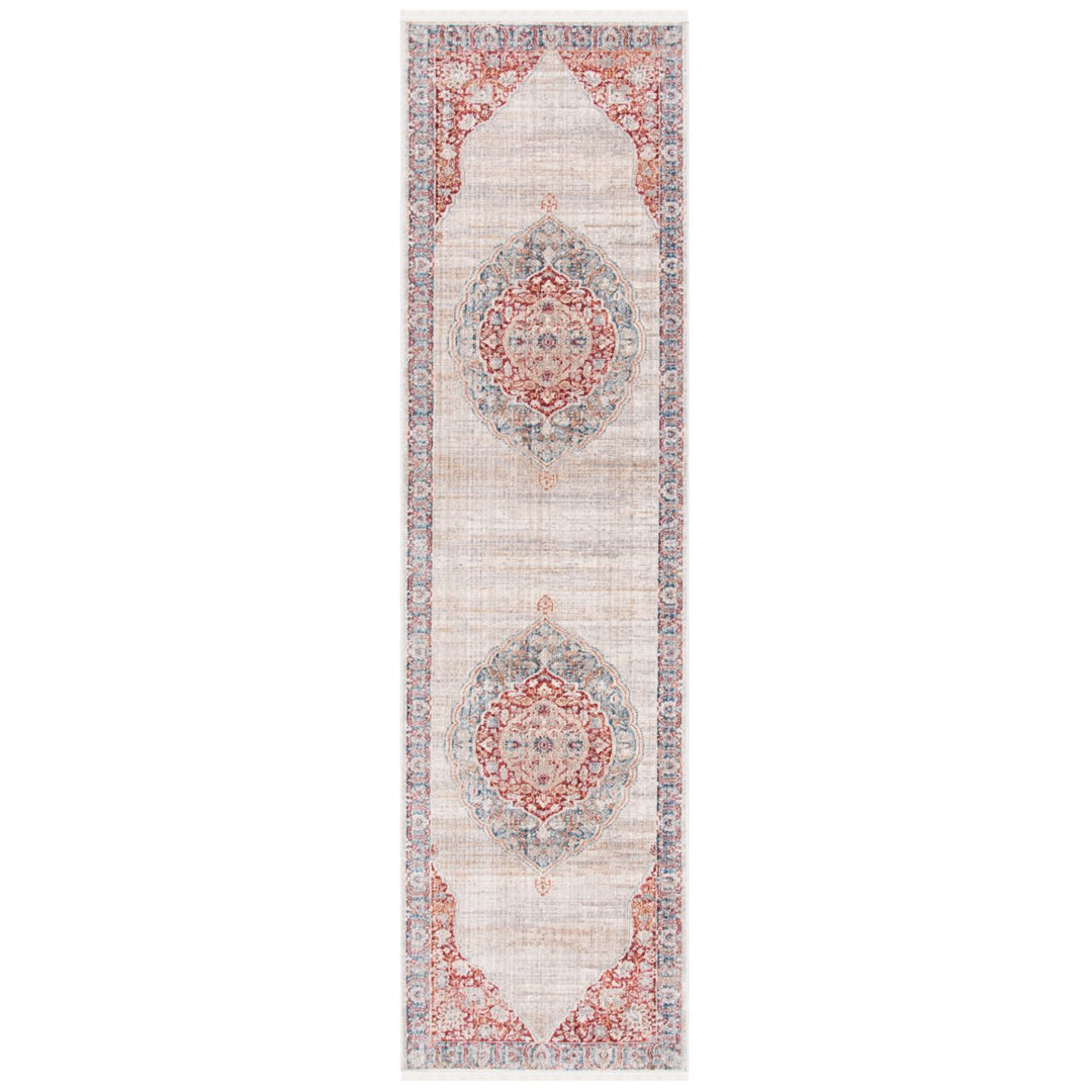 SAFAVIEH Kenitra Collection KRA678B Ivory / Red Rug Image 1