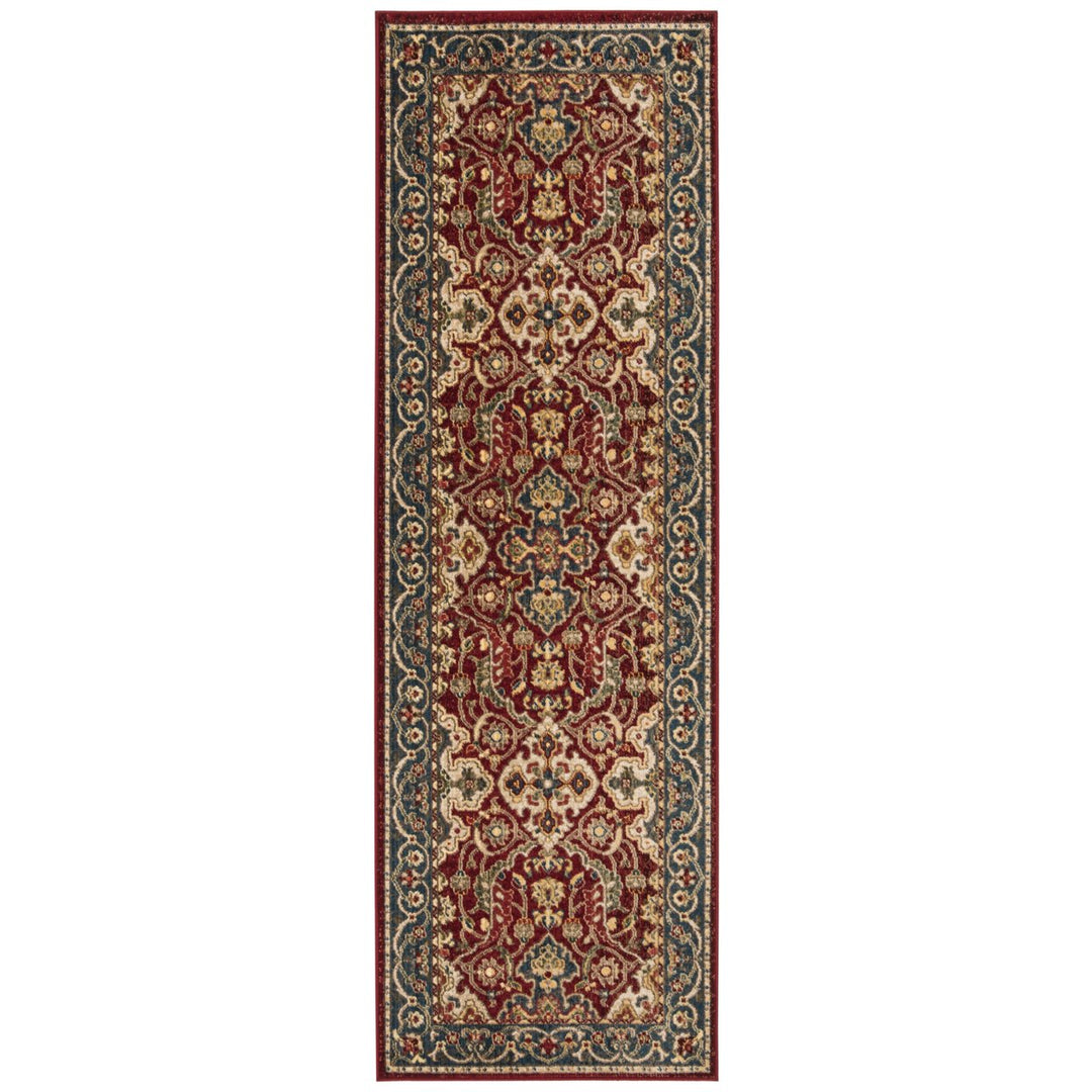 SAFAVIEH Kashan Collection KSN307Q Red / Blue Rug Image 2