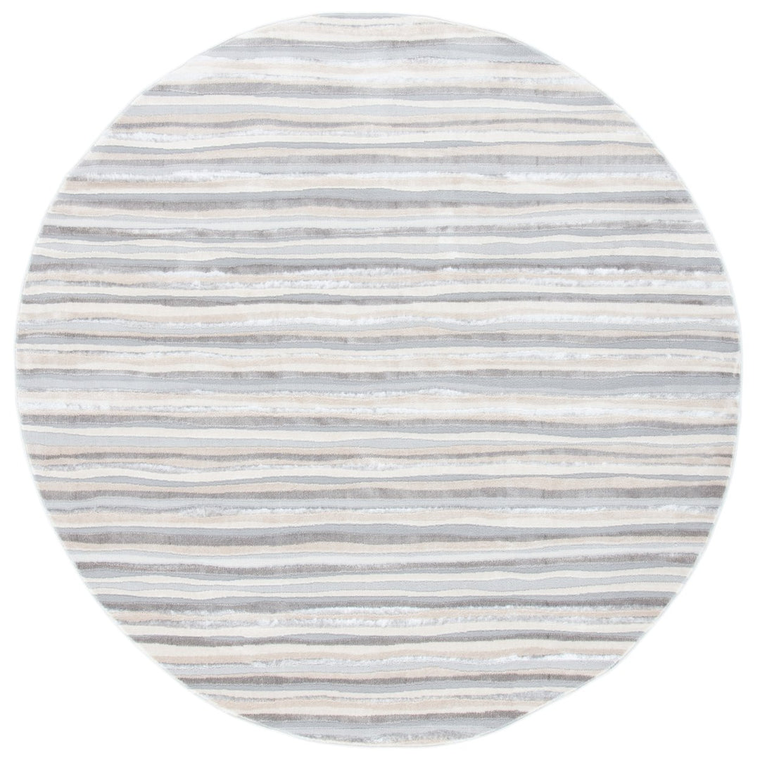 SAFAVIEH Lagoon Collection LGN148A Ivory / Grey Rug Image 3