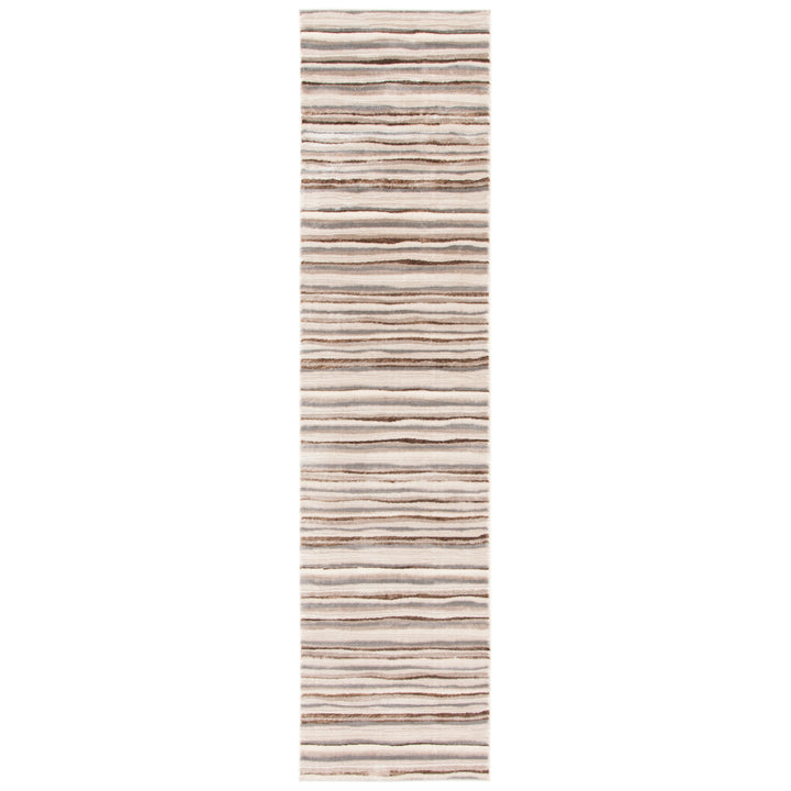 SAFAVIEH Lagoon Collection LGN148B Ivory / Brown Rug Image 1