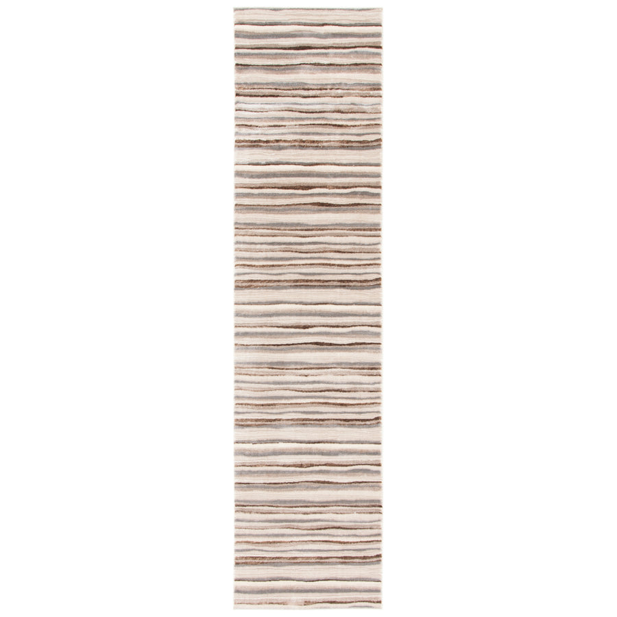 SAFAVIEH Lagoon Collection LGN148B Ivory / Brown Rug Image 1