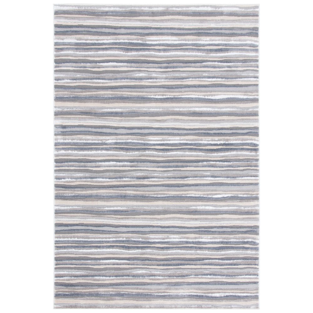 SAFAVIEH Lagoon Collection LGN148F Grey / Ivory Rug Image 2