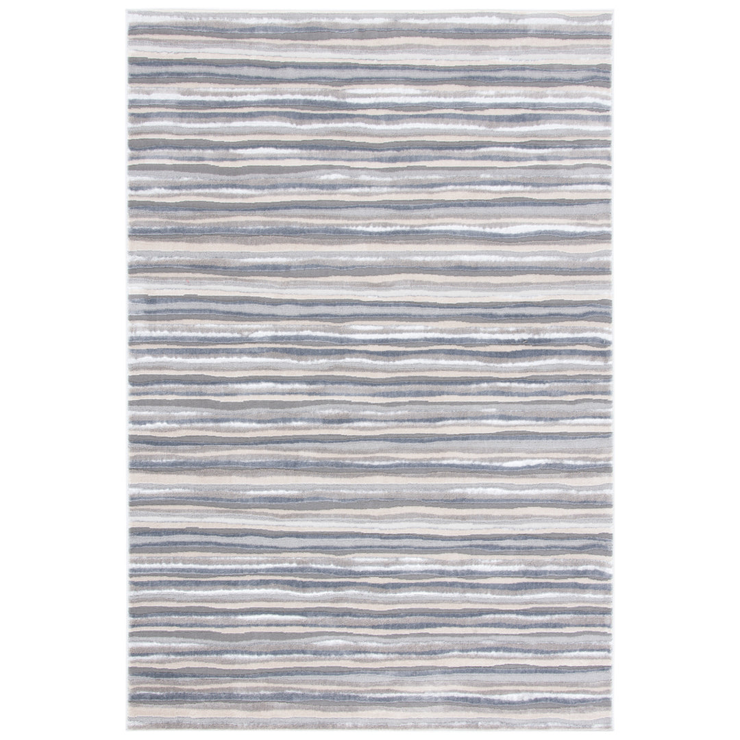 SAFAVIEH Lagoon Collection LGN148F Grey / Ivory Rug Image 2