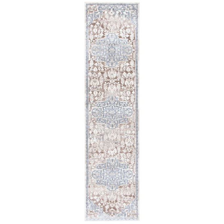 SAFAVIEH Lagoon Collection LGN172B Beige / Grey Rug Image 1