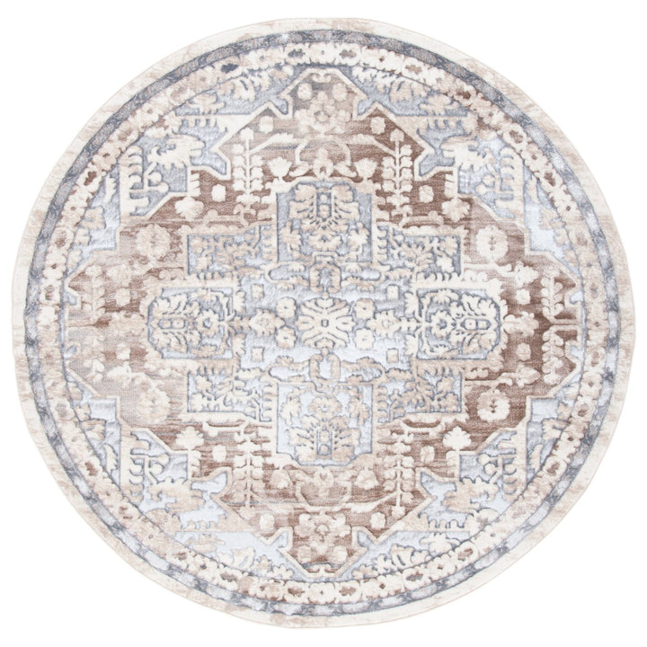 SAFAVIEH Lagoon Collection LGN172B Beige / Grey Rug Image 3