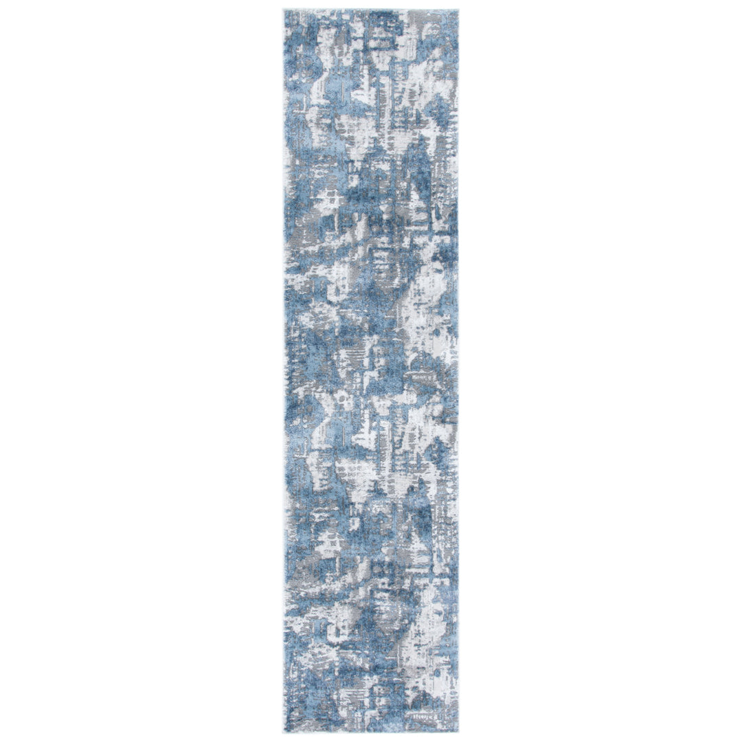 SAFAVIEH Lagoon Collection LGN174F Grey / Blue Rug Image 1