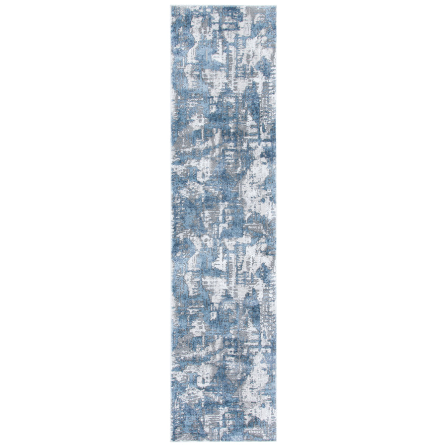 SAFAVIEH Lagoon Collection LGN174F Grey / Blue Rug Image 1