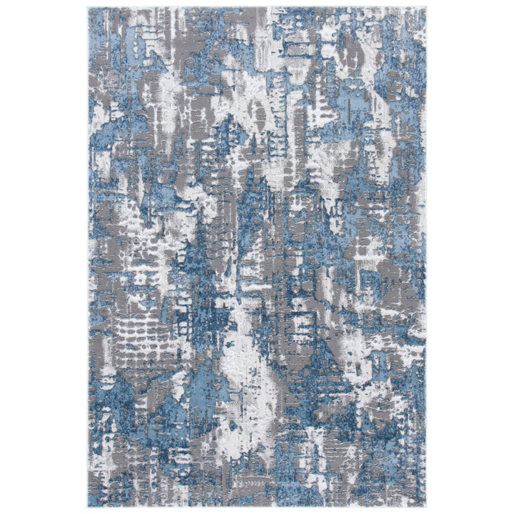 SAFAVIEH Lagoon Collection LGN174F Grey / Blue Rug Image 2