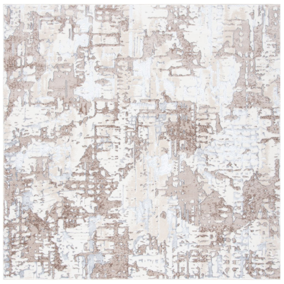 SAFAVIEH Lagoon Collection LGN174A Ivory / Grey Rug Image 4