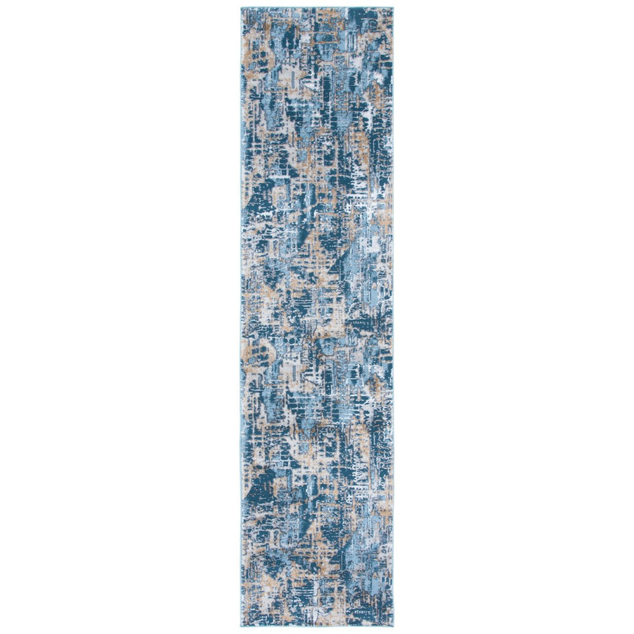 SAFAVIEH Lagoon Collection LGN174M Blue / Gold Rug Image 1