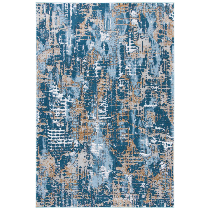 SAFAVIEH Lagoon Collection LGN174M Blue / Gold Rug Image 2