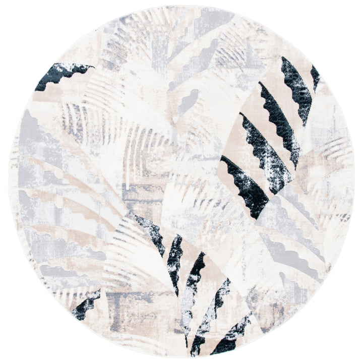 SAFAVIEH Lagoon Collection LGN180A Ivory / Grey Rug Image 3