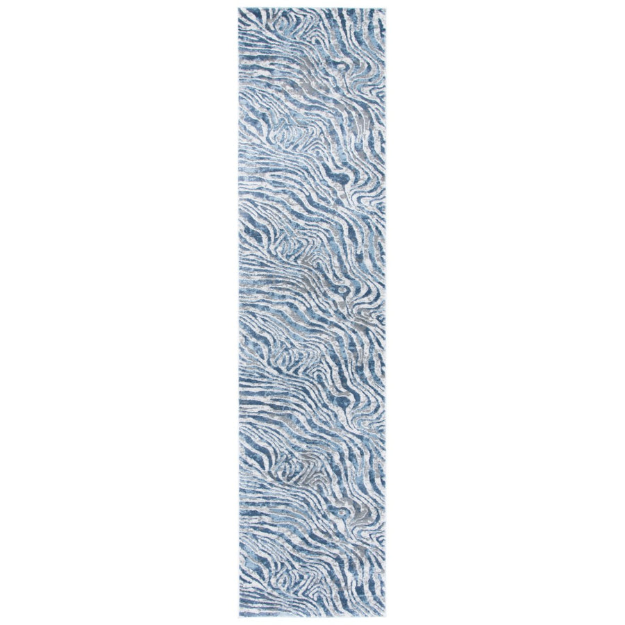 SAFAVIEH Lagoon Collection LGN187M Blue / Grey Rug Image 1