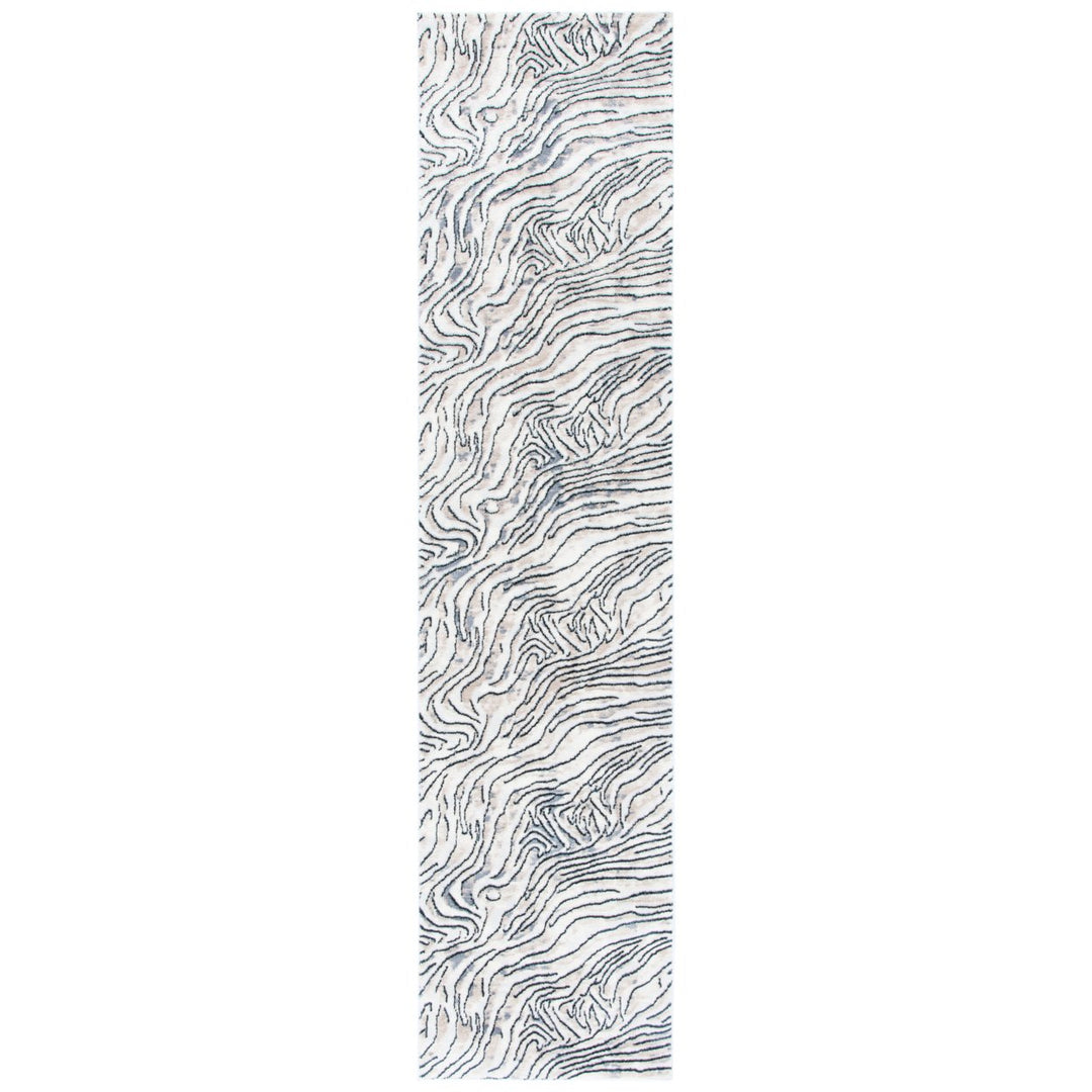 SAFAVIEH Lagoon Collection LGN187A Ivory / Grey Rug Image 1