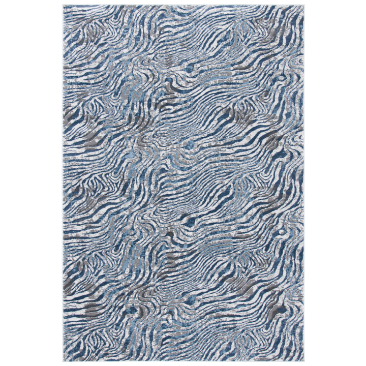 SAFAVIEH Lagoon Collection LGN187M Blue / Grey Rug Image 5