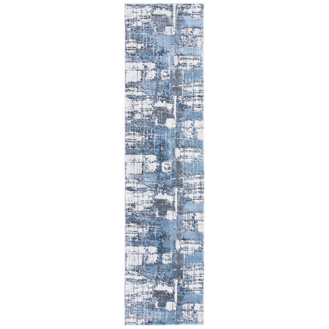 SAFAVIEH Lagoon Collection LGN186F Grey / Blue Rug Image 1