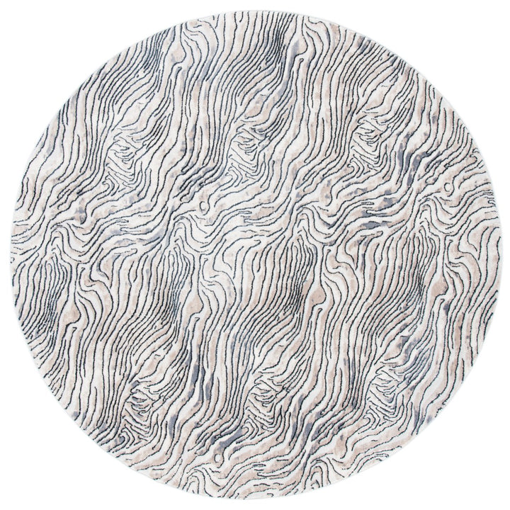 SAFAVIEH Lagoon Collection LGN187A Ivory / Grey Rug Image 3