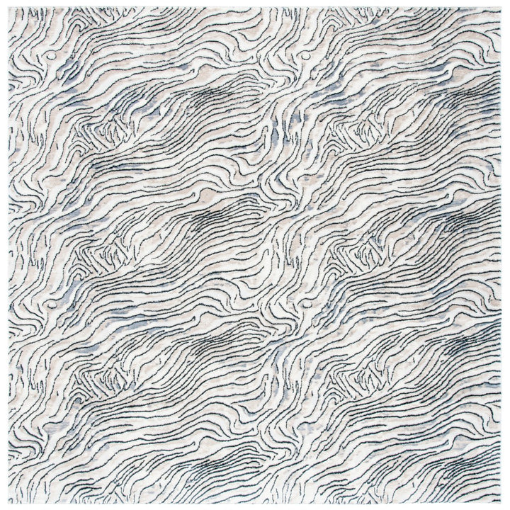 SAFAVIEH Lagoon Collection LGN187A Ivory / Grey Rug Image 1