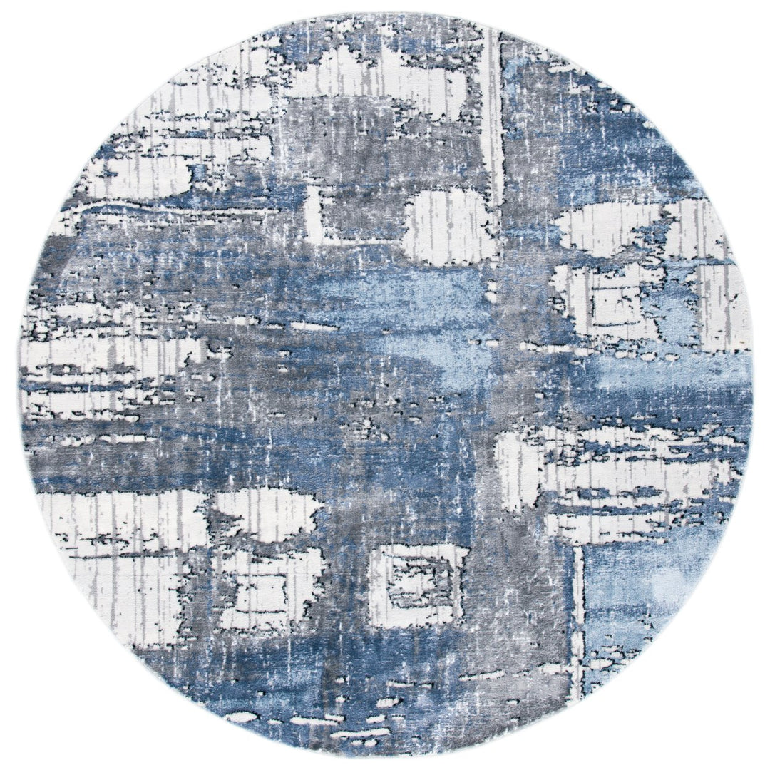 SAFAVIEH Lagoon Collection LGN186F Grey / Blue Rug Image 3