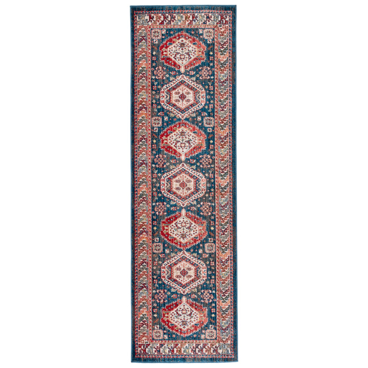 SAFAVIEH Kashan Collection KSN353M Blue / Ivory Rug Image 3