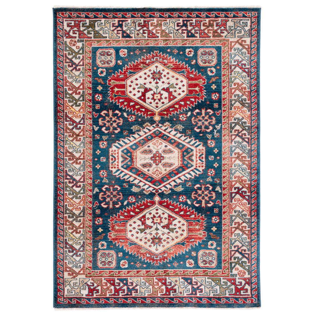 SAFAVIEH Kashan Collection KSN353M Blue / Ivory Rug Image 7