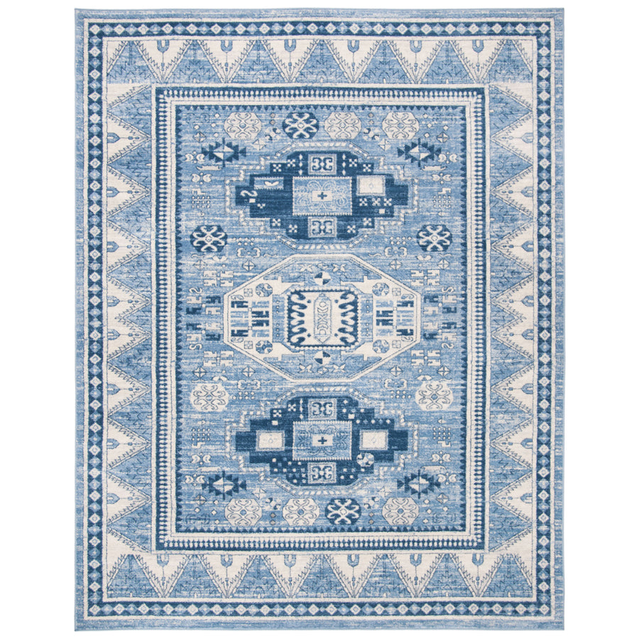 SAFAVIEH Kazak Collection KZK118B Blue / Grey Rug Image 1