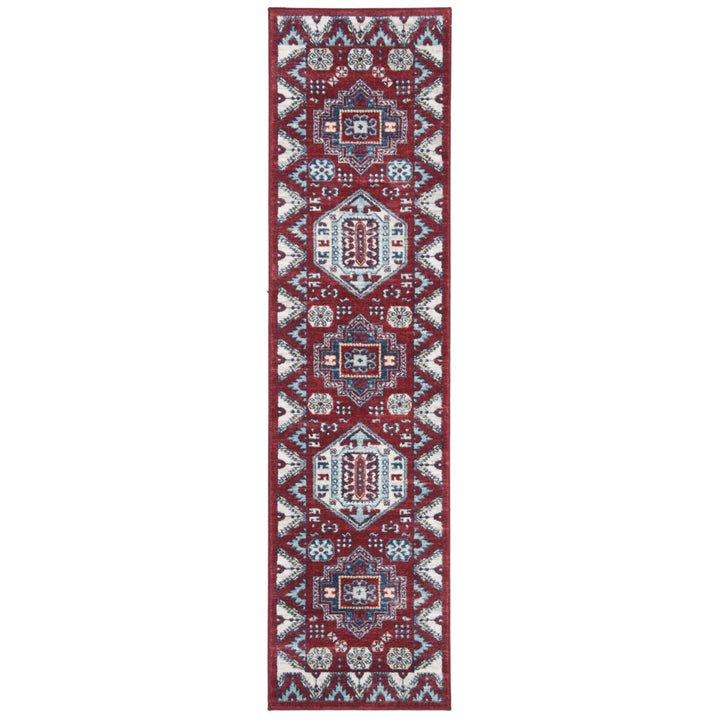 SAFAVIEH Kazak Collection KZK118R Red / Blue Rug Image 4