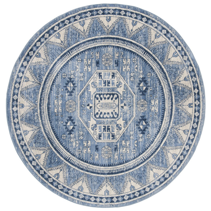 SAFAVIEH Kazak Collection KZK118B Blue / Grey Rug Image 3