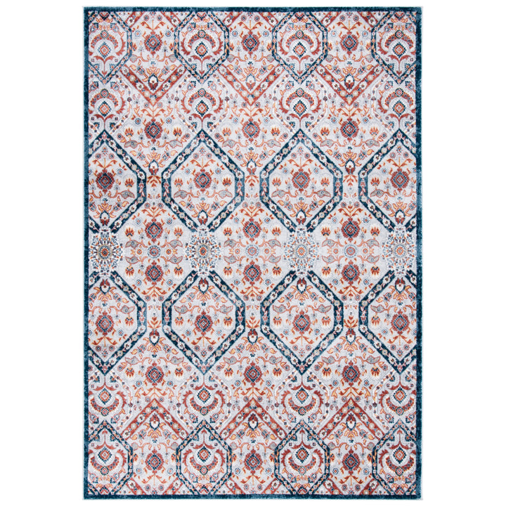 SAFAVIEH Lagoon Collection LGN238U Brown / Navy Rug Image 2