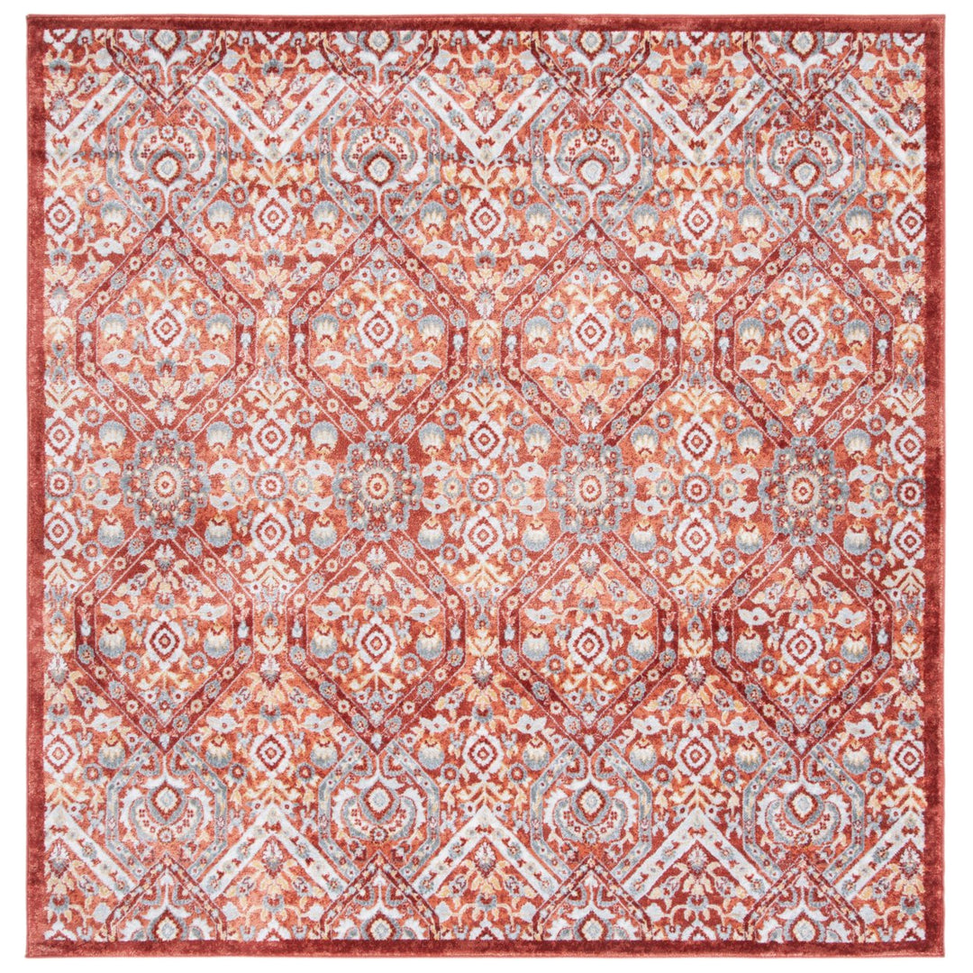 SAFAVIEH Lagoon Collection LGN238T Light Brown / Ivory Rug Image 1