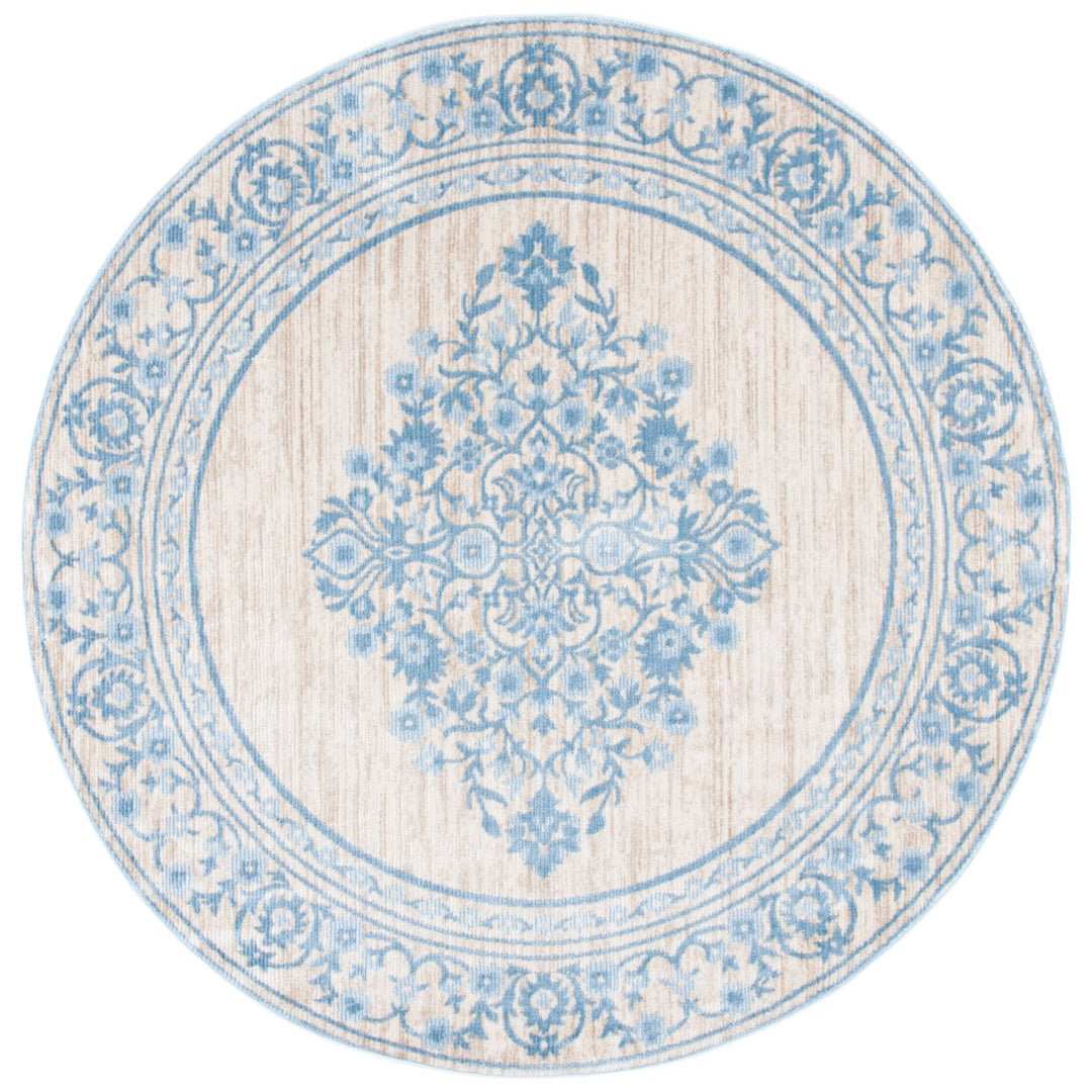 SAFAVIEH Lagoon Collection LGN503A Beige / Blue Rug Image 3