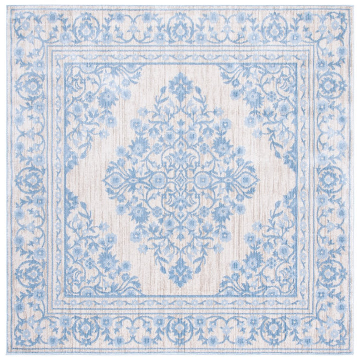 SAFAVIEH Lagoon Collection LGN503A Beige / Blue Rug Image 4