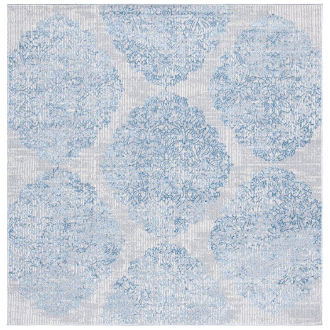 SAFAVIEH Lagoon Collection LGN506F Grey / Blue Rug Image 4