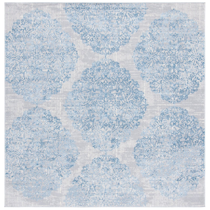 SAFAVIEH Lagoon Collection LGN506F Grey / Blue Rug Image 4