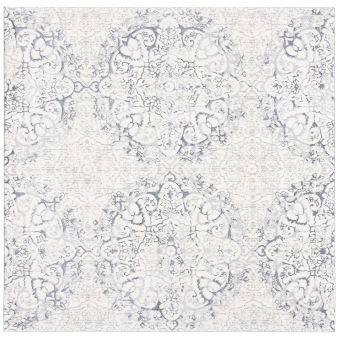 SAFAVIEH Lagoon Collection LGN507A Ivory / Grey Rug Image 4